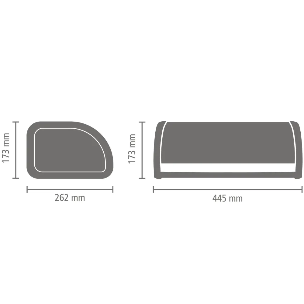 Brabantia Broodtrommel met schuifdeksel - 47844 Best