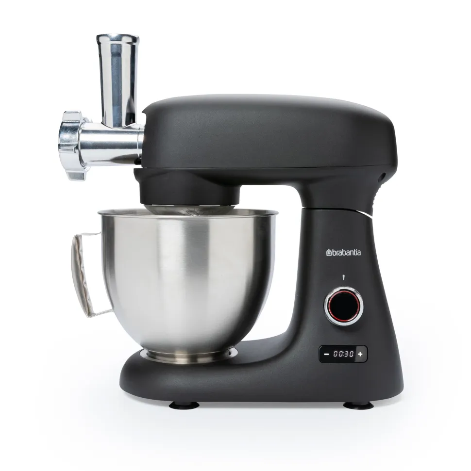 Brabantia D3-AT Keukenmixer - Hakmolen - 1000 Watt - 5.2 liter - Grijs