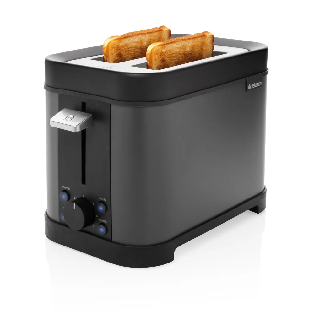Brabantia D2-2GY Broodrooster - Extra brede sleuven - 7 roosterstanden Discount