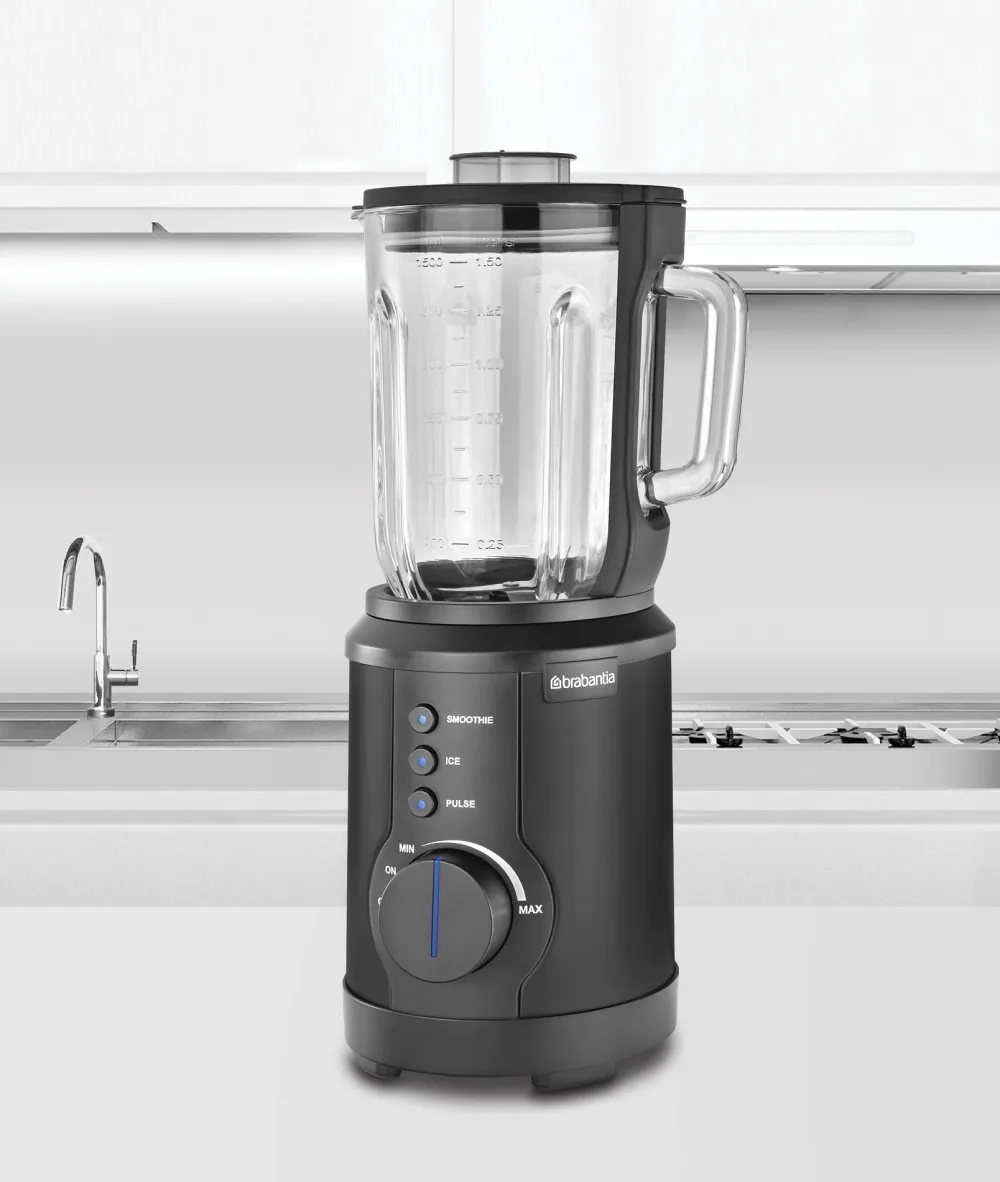 Brabantia D10-2MB Blender - 1000W - 1,5L - Smoothiemaker - Ice crusher Hot