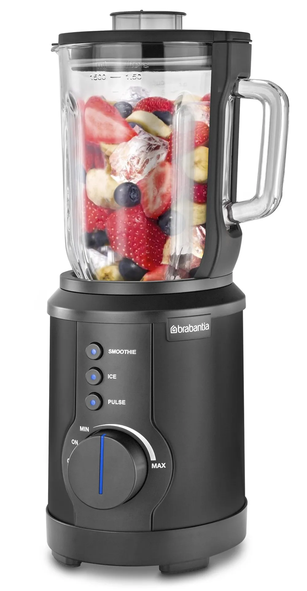 Brabantia D10-2MB Blender - 1000W - 1,5L - Smoothiemaker - Ice crusher Hot