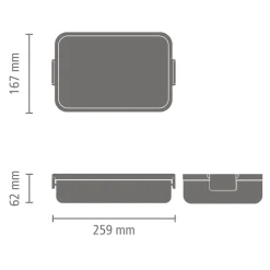 Brabantia Make & Take Bento Lunchbox - Kunststof - Light Grey