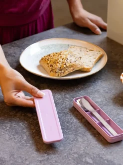 Brabantia Make & Take Bestekset Lilac Pink To Go 3-delig
