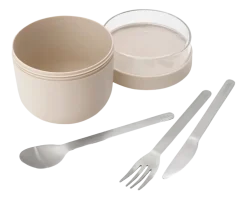 Brabantia Make & Take Reisbeker Yoghurt Beker To Go Soft Beige 500 ml Outlet