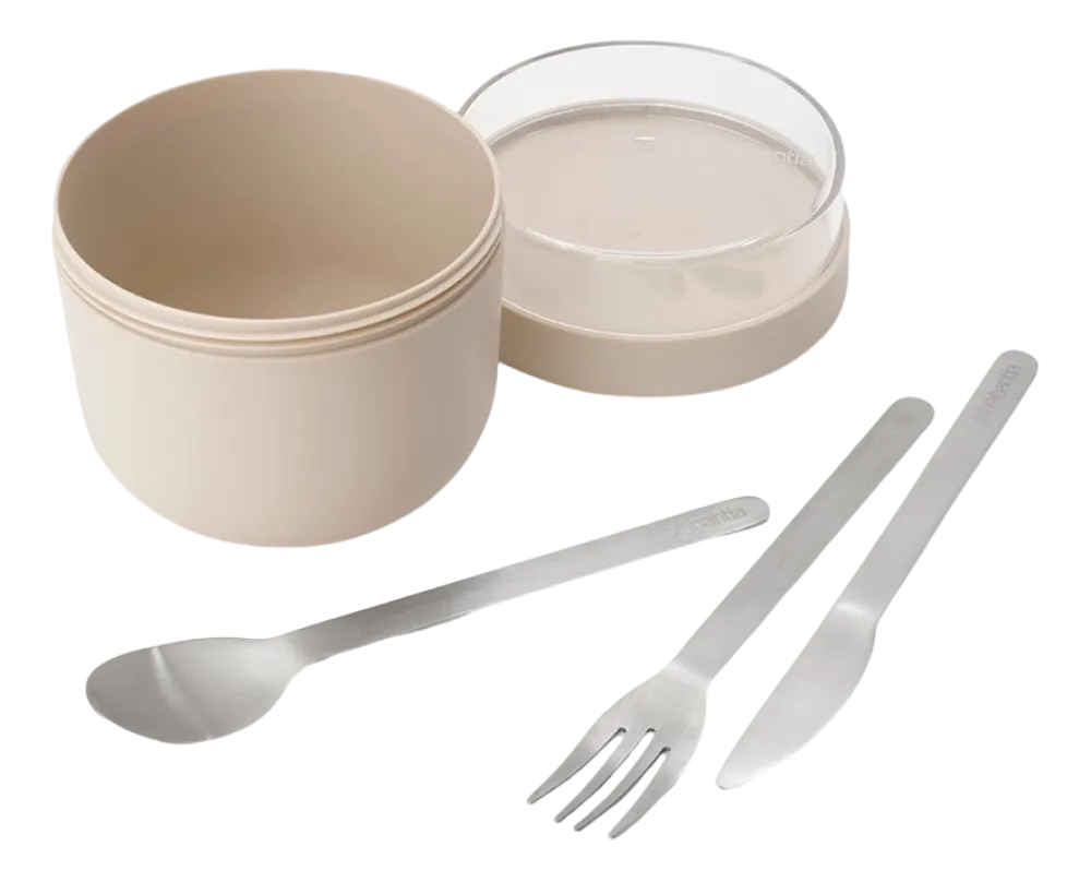 Brabantia Make & Take Reisbeker Yoghurt Beker To Go Soft Beige 500 ml Outlet