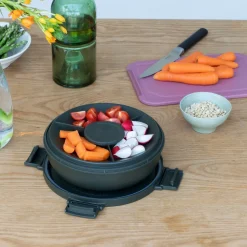 Brabantia Make & Take Salade Lunchbox 1,3 L - Kunststof - Dark Grey