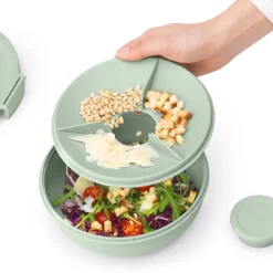 Brabantia Make & Take Salade Lunchbox 1,3 L - Kunststof - Jade Green