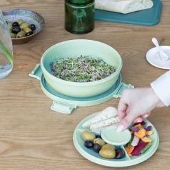 Brabantia Make & Take Salade Lunchbox 1,3 L - Kunststof - Jade Green
