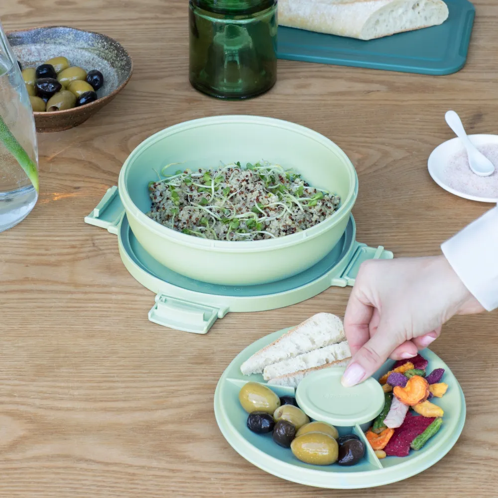 Brabantia Make & Take Salade Lunchbox 1,3 L - Kunststof - Jade Green