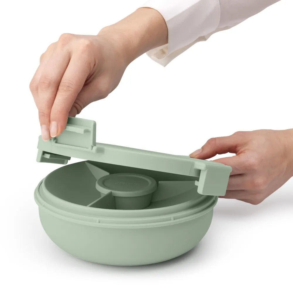 Brabantia Make & Take Salade Lunchbox 1,3 L - Kunststof - Jade Green