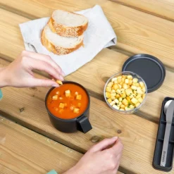 Brabantia Make & Take Soepbeker To Go 0,6 l Dark Grey