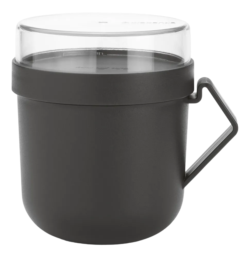 Brabantia Make & Take Soepbeker To Go 0,6 l Dark Grey