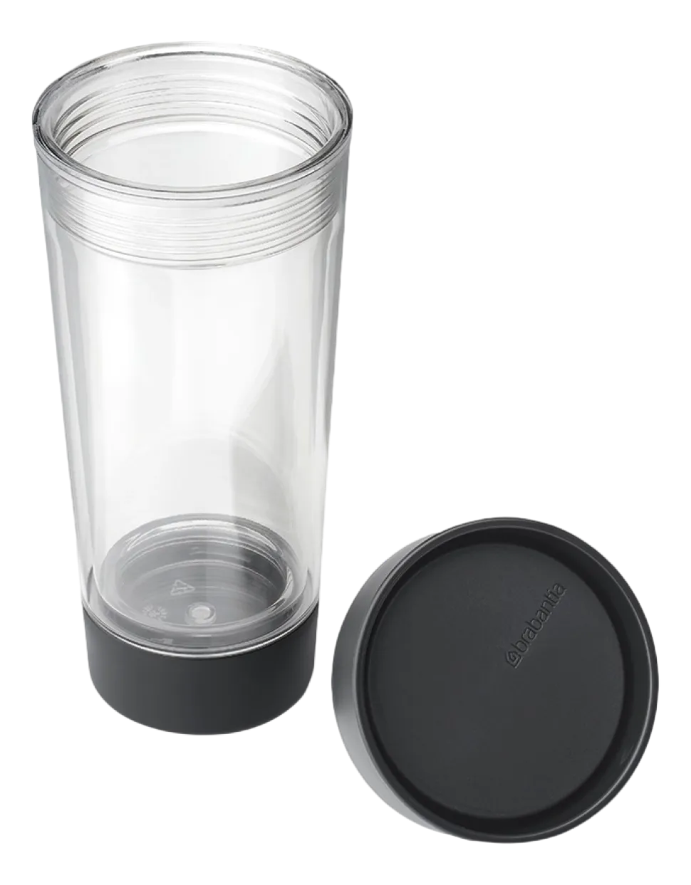 Brabantia Make & Take Theebeker To Go Dark Grey Thermosbeker Dubbelwandig 0,36 liter