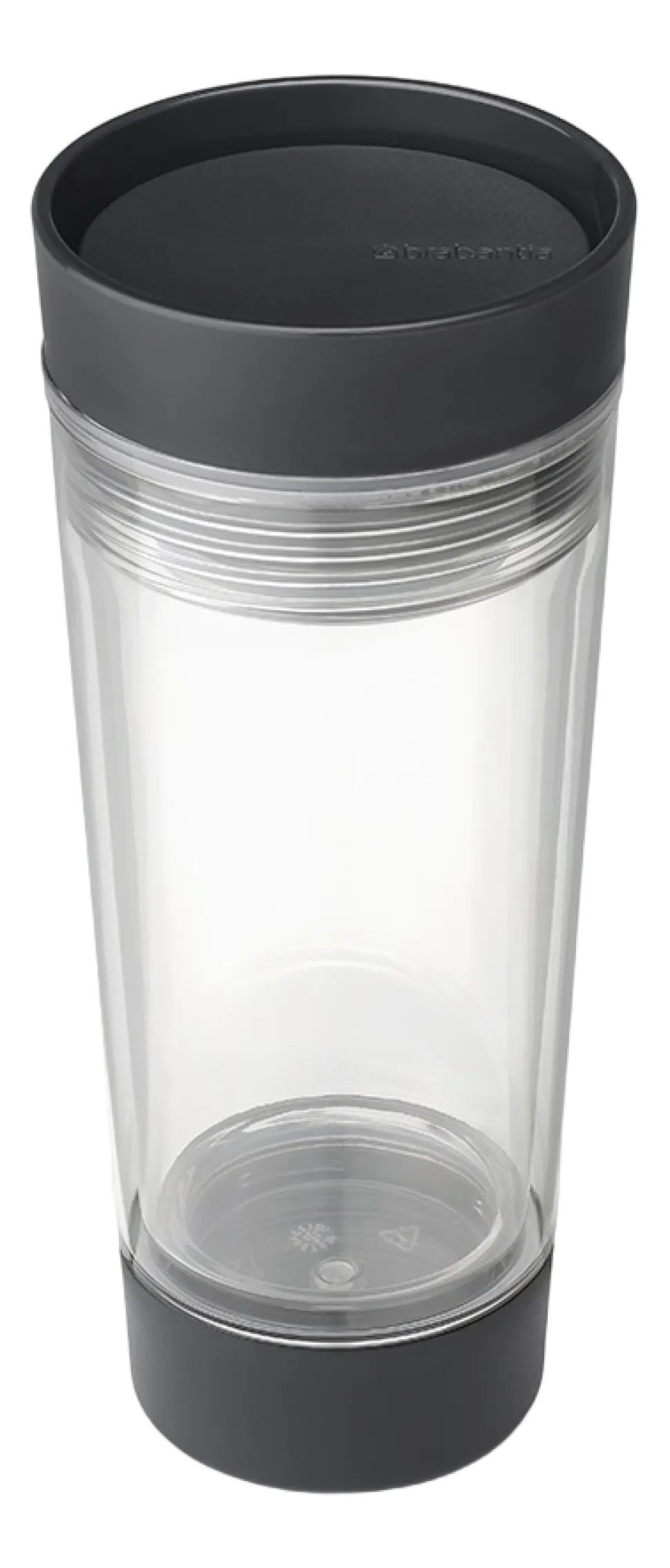 Brabantia Make & Take Theebeker To Go Dark Grey Thermosbeker Dubbelwandig 0,36 liter