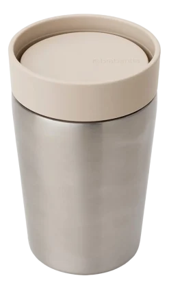 Brabantia Make & Take Thermosbeker Koffiebeker To Go Soft Beige 200 ml