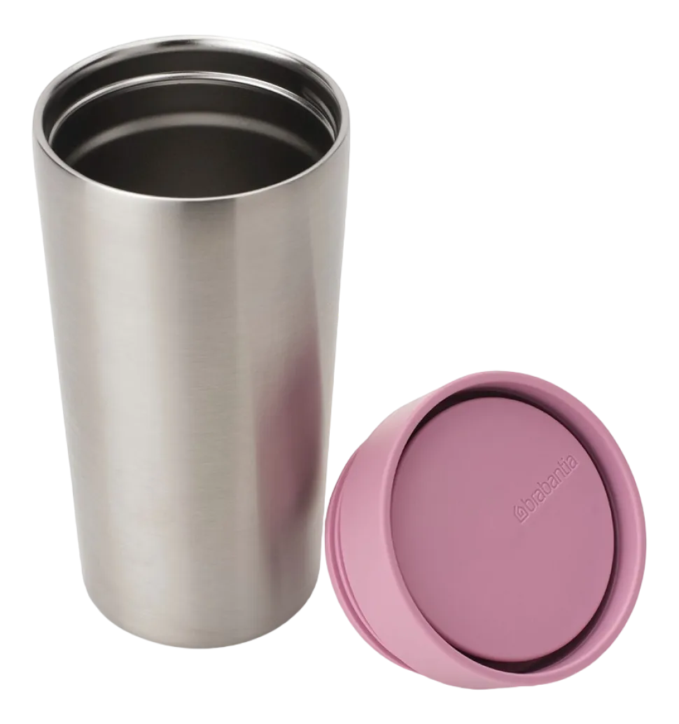 Brabantia Make & Take Thermosbeker Lilac Pink 360 ml Koffiebeker To Go