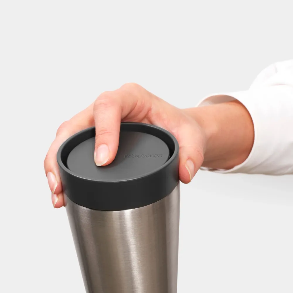 Brabantia Make & Take Thermosbeker Dark Grey 0,2 l Koffiebeker