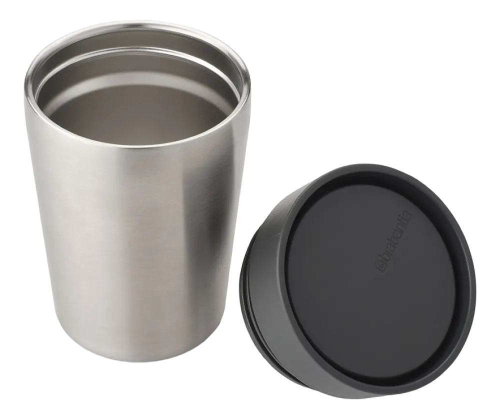 Brabantia Make & Take Thermosbeker Dark Grey 0,2 l Koffiebeker