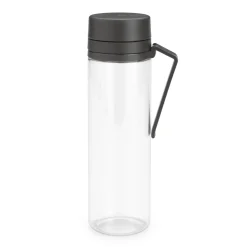Brabantia Make & Take Waterfles met Fruitfilter 0,5 L - Dark Grey