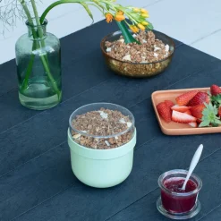 Brabantia Make & Take Yoghurtbeker to Go 0,5 L - Kunststof - Jade Green