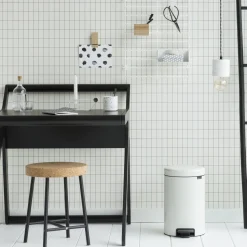 Brabantia NewIcon Pedaalemmer 12 L - Wit