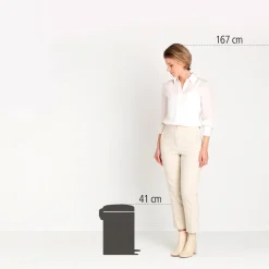 Brabantia NewIcon Pedaalemmer 12 L - Soft Beige Discount