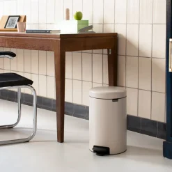 Brabantia NewIcon Pedaalemmer 12 L - Soft Beige Discount