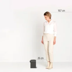 Brabantia NewIcon Pedaalemmer 3 Liter - Vingerafdrukvrij Sale