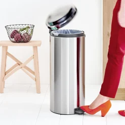 Brabantia NewIcon Pedaalemmer 30 L - Matt Steel - 176341