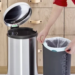 Brabantia NewIcon Pedaalemmer 30 L - Matt Steel - 176341