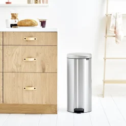 Brabantia NewIcon Pedaalemmer 30 L - Matt Steel - 176341