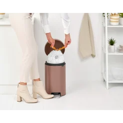 Brabantia NewIcon Pedaalemmer 12 L - Satin Taupe