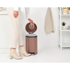 Brabantia NewIcon Pedaalemmer 12 L - Satin Taupe