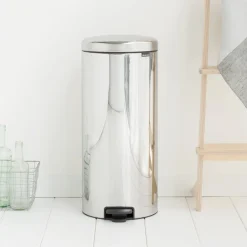 Brabantia NewIcon Pedaalemmer 30 L - Brilliant Steel - 176344 Discount