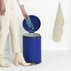 Brabantia NewIcon Pedaalemmer 20 L- Mineral Powerful Blue