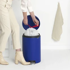 Brabantia NewIcon Pedaalemmer 20 L- Mineral Powerful Blue