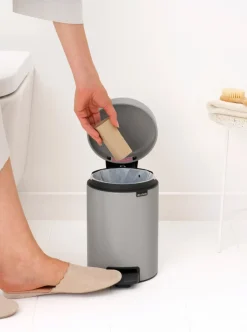 Brabantia NewIcon Prullenbak Soft Grey Outlet