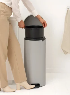 Brabantia NewIcon Prullenbak Soft Grey 30 liter
