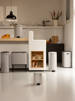 Brabantia NewIcon Prullenbak Soft Grey 30 liter