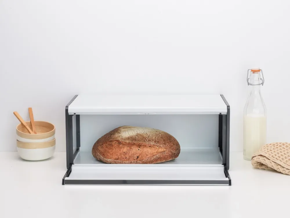 Brabantia Regular Broodtrommel White met klepdeksel New