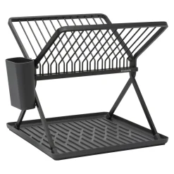 Brabantia SinkSide Afdruiprek Compact - met Bestekhouder - Dark Grey