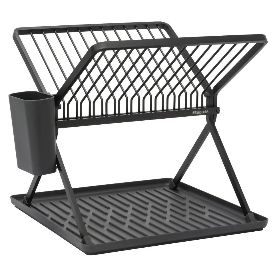 Brabantia SinkSide Afdruiprek Compact - met Bestekhouder - Dark Grey