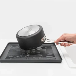 Brabantia SinkSide Afdruiprek Compact - met Bestekhouder - Dark Grey