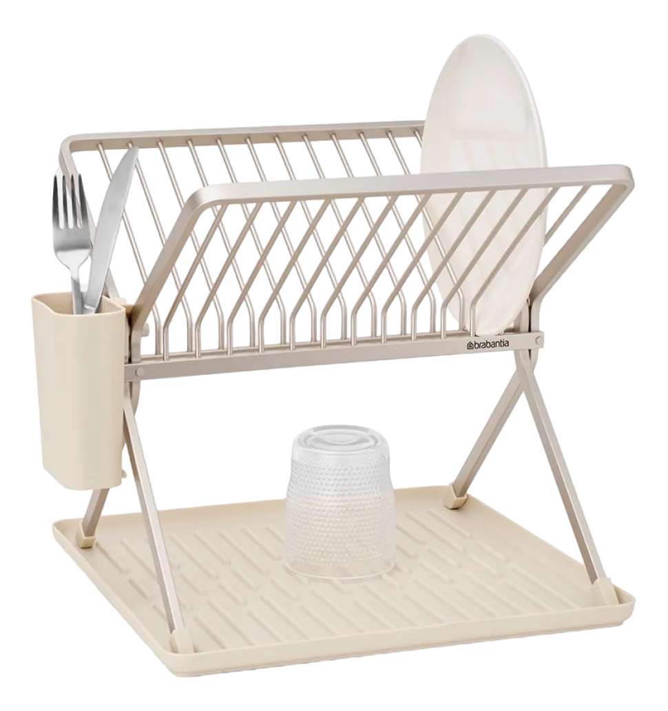 Brabantia SinkSide Afdruiprek Soft Beige Inklapbaar Compact