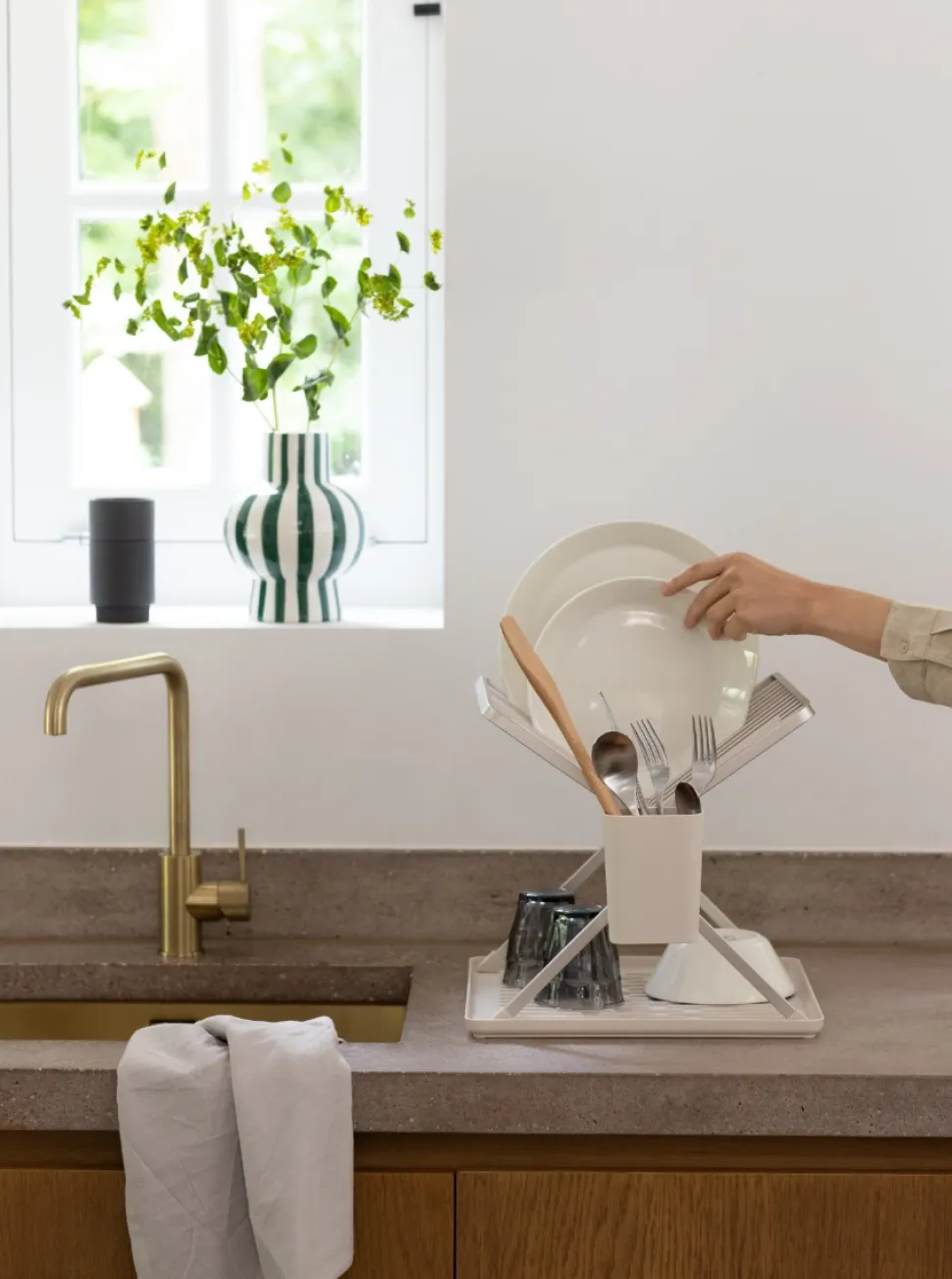 Brabantia SinkSide Afdruiprek Soft Beige Inklapbaar Compact