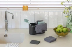 Brabantia SinkSide Gootsteenorganizer Dark Grey aanrecht organiser set 8-delig
