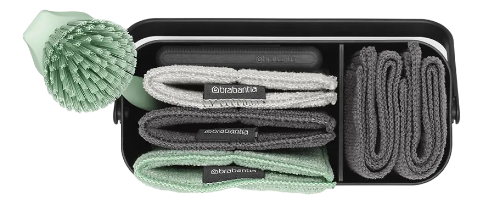 Brabantia SinkSide Gootsteenorganizer Dark Grey aanrecht organiser set 8-delig