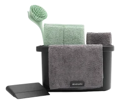 Brabantia SinkSide Gootsteenorganizer Dark Grey aanrecht organiser set 8-delig