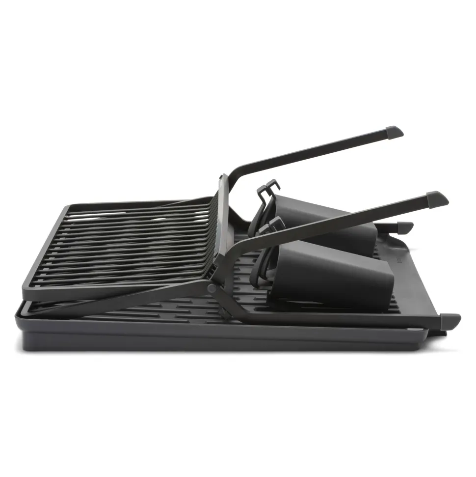 Brabantia SinkSide Inklapbaar Afdruiprek - met Bestekhouder - Dark Grey
