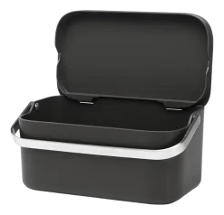 Brabantia SinkSide Prullenbak Aanrecht Afvalbakje Dark Grey 1,8 liter